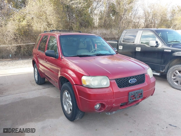 2006 Ford Escape Limited with VIN 1FMYU04166KD46606, listed as a IAAI auction lot 41713276 with 1 mi miles. Bid and sale history available at carsss.com. Image 1.