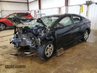 2014 Hyundai Elantra SE z VIN KMHDH4AE9EU218719, wystawiony jako Copart lot #57608475 z przebiegiem Nie podano mil oraz Szkoda całkowita • Salvage title. Historia ofert i sprzedaży dostępna na DreamBid. Obrazek 1.