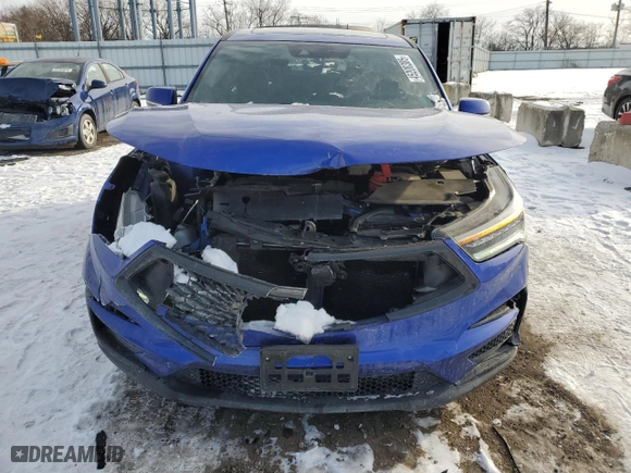 2020 Acura RDX w/A-Spec Pkg with VIN 5J8TC2H69LL037397, listed as a Copart auction lot 45200385 with 54,390 mi miles and Salvage Title. Bid and sale history available at carsss.com. Image 5.