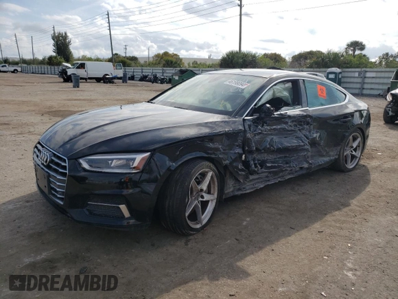 2018 Audi A5 Sportback Premium Plus with VIN WAUENCF58JA030061, listed as a Copart auction lot 46198094 with 130,852 mi miles. Bid and sale history available at carsss.com. Image 1.