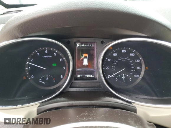 2017 Hyundai Santa Fe Ultimate с VIN 5XYZW4LA0HG494822, выставлен на аукционе Copart как лот 55850655 с пробегом 74 984 миль миль и Списание • Salvage title. История ставок и продаж доступна на DreamBid. Изображение 9.
