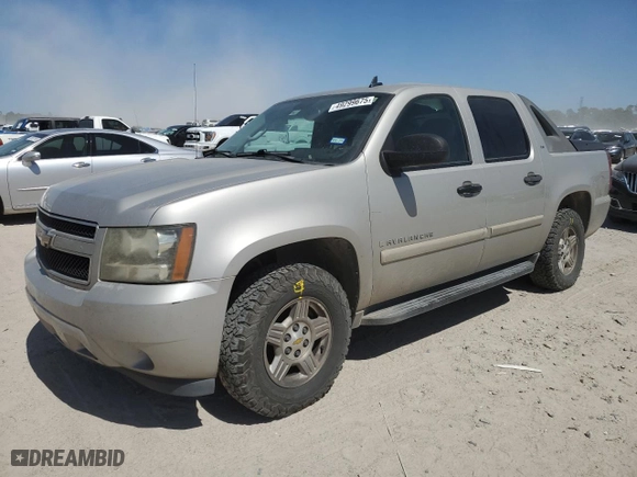 2008 Chevrolet Avalanche LS with VIN 3GNEC12J58G258506, listed as a Copart auction lot 49299675 with 142,056 mi miles and Salvage Title. Bid and sale history available at carsss.com. Image 1.