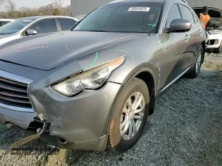 2013 Infiniti FX with VIN JN8CS1MU7DM142343, listed as a Copart auction lot 49044635 with 182,106 mi miles and Salvage Title. Bid and sale history available at carsss.com. Image 12.