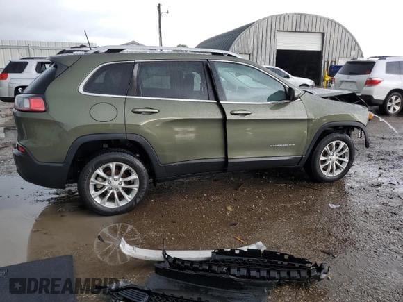 2019 Jeep Cherokee Latitude with VIN 1C4PJLCB9KD145947, listed as a Copart auction lot 59476315 with Not provided miles and Salvage title. Bid and sale history available at DreamBid. Image 3.
