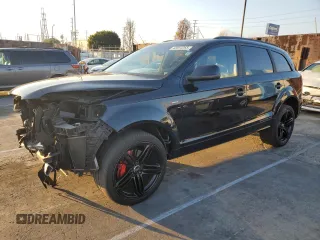2015 Audi Q7 3.0T S line Prestige with VIN WA1DGBFE9FD005673, listed as a Copart auction lot 43054265 with 143,210 mi miles and Salvage Title. Bid and sale history available at carsss.com. Image 1.