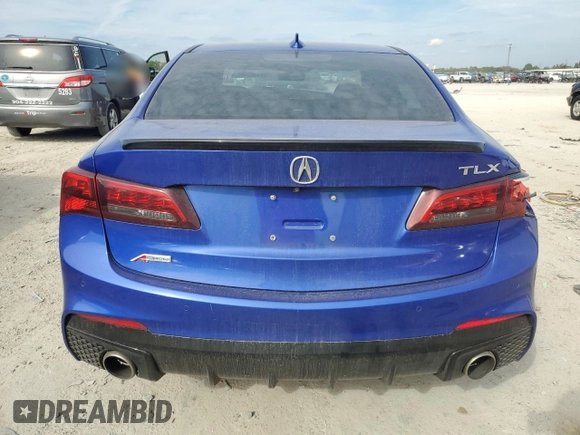 2020 Acura TLX w/A-Spec Pkg with VIN 19UUB1F65LA011394, listed as a Copart auction lot 44080595 with 176,028 mi miles and Non Repairable. Bid and sale history available at carsss.com. Image 6.