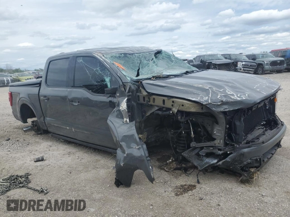 2021 Ford F-150 XL z VIN 1FTEW1EPXMFA72777, wystawiony jako Copart lot #58859095 z przebiegiem Nie podano mil oraz Szkoda całkowita • Salvage title. Historia ofert i sprzedaży dostępna na DreamBid. Obrazek 4.
