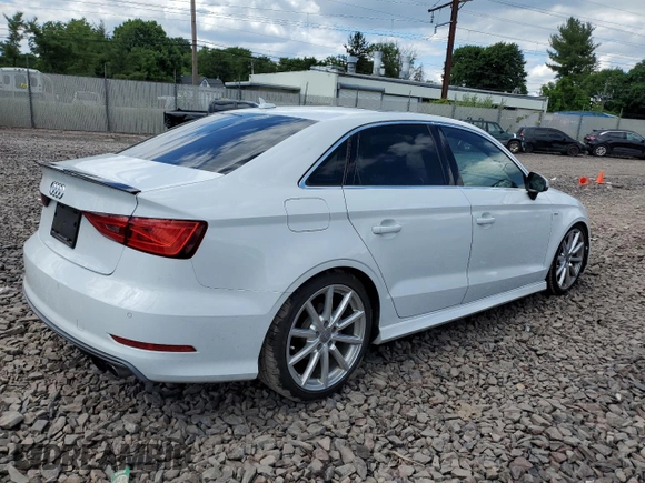 2015 Audi A3 2.0T Prestige with VIN WAUKFGFFXF1006643, listed as a Copart auction lot 58485264 with 81,084 mi miles and Salvage Title. Bid and sale history available at carsss.com. Image 3.