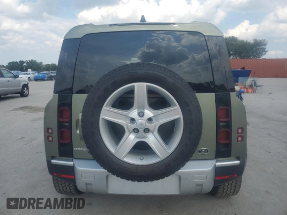 2020 Land Rover Defender SE with VIN SALEP7EU5L2019473, listed as a Copart auction lot 67521544 with 45,490 mi miles and Salvage title. Bid and sale history available at DreamBid. Image 6.