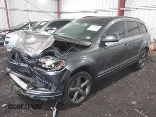 2015 Audi Q7 Premium Plus with VIN WA1LGAFE1FD028287, listed as a IAAI auction lot 41820192 with 104,540 mi miles and . Bid and sale history available at DreamBid. Image 17.