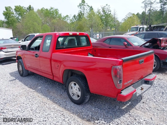 2005 Chevrolet Colorado LS ZQ8 with VIN 1GCCS196758278617, listed as a IAAI auction lot 41886768 with 232,182 mi miles. Bid and sale history available at carsss.com. Image 3.