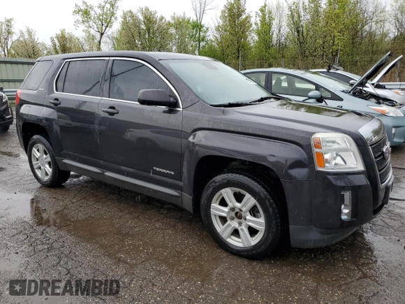 2015 GMC Terrain SLE with VIN 2GKFLVEK5F6175230, listed as a Copart auction lot 55179215 with 168,039 mi miles and Clean Title. Bid and sale history available at carsss.com. Image 4.