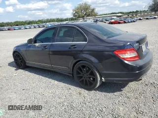 2009 Mercedes-Benz C 300 Sport with VIN WDDGF81X59F265844, listed as a Copart auction lot 53317415 with 209,533 mi miles and Salvage title. Bid and sale history available at DreamBid. Image 2.