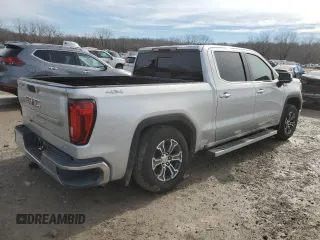2019 GMC Sierra 1500 SLT z VIN 1GTU9DED5KZ281737, wystawiony jako Copart lot #43810515 z przebiegiem 80 843 mil mil oraz Szkoda całkowita • Salvage title. Historia ofert i sprzedaży dostępna na DreamBid. Obrazek 3.