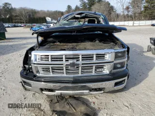 2015 Chevrolet Silverado 1500 LTZ with VIN 1GCVKSECXFZ333468, listed as a Copart auction lot 41602115 with 195,733 mi miles and Salvage Title. Bid and sale history available at carsss.com. Image 5.
