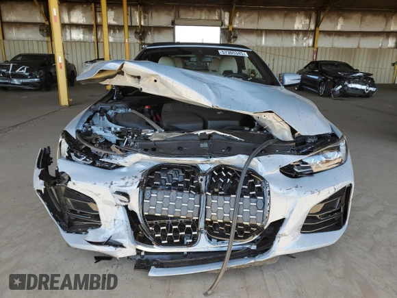 2024 BMW 4 Series 430i с VIN WBA23AT03RCP34674, выставлен на аукционе Copart как лот 57305345 с пробегом Не указан миль и Списание • Salvage title. История ставок и продаж доступна на DreamBid. Изображение 5.