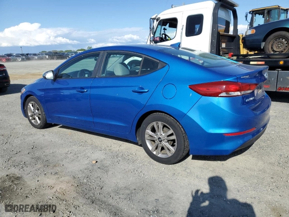 2017 Hyundai Elantra SE with VIN KMHD84LF3HU103219, listed as a Copart auction lot 52043335 with 57,637 mi miles and Clean Title. Bid and sale history available at carsss.com. Image 2.