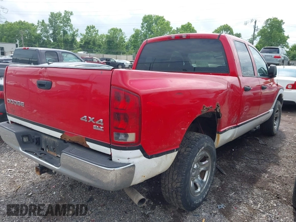 2003 Dodge 1500 SLT z VIN 1D7HU18N93J593469, wystawiony jako IAAI lot #42434581 z przebiegiem 186 804 mil mil oraz . Historia ofert i sprzedaży dostępna na DreamBid. Obrazek 4.