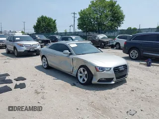 2014 Audi A5 Premium with VIN WAUCFAFR6EA073881, listed as a IAAI auction lot 42428064 with 95,947 mi miles and . Bid and sale history available at DreamBid. Image 1.