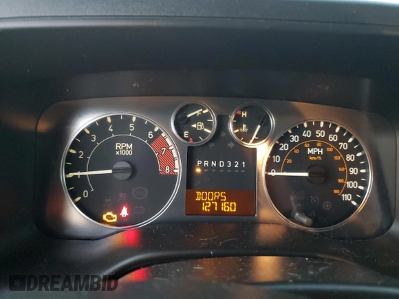 2007 Hummer H3 SUV with VIN 5GTDN13E078177927, listed as a Copart auction lot 75009904 with 127,160 mi miles and Salvage Title. Bid and sale history available at carsss.com. Image 9.