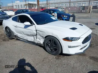 2018 Ford Mustang EcoBoost with VIN 1FA6P8TH3J5129155, listed as a IAAI auction lot 41809077 with 39,680 mi miles and . Bid and sale history available at carsss.com. Image 1.