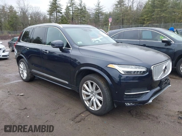 2016 Volvo XC90 T6 Inscription with VIN YV4A22PLXG1055034, listed as a IAAI auction lot 41937423 with 125,765 mi miles. Bid and sale history available at carsss.com. Image 1.