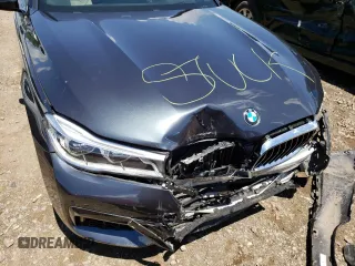 2016 BMW 7 Series 750i xDrive with VIN WBA7F2C58GG416649, listed as a Copart auction lot 48252162 with 32,845 mi miles. Bid and sale history available at carsss.com. Image 7.