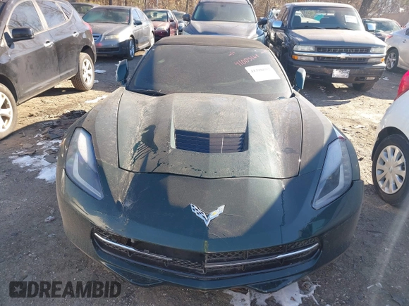 2014 Chevrolet Corvette 3LT with VIN 1G1YF3D73E5128925, listed as a IAAI auction lot 41398692 with 1 mi miles. Bid and sale history available at carsss.com. Image 11.