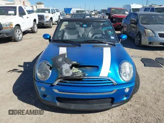 2007 MINI Convertible S with VIN WMWRH33547TL94374, listed as a IAAI auction lot 40910780 with 45,162 mi miles and . Bid and sale history available at DreamBid. Image 12.