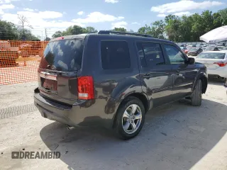 2012 Honda Pilot EX-L with VIN 5FNYF3H53CB025497, listed as a Copart auction lot 55122755 with 220,003 mi miles and Salvage Title. Bid and sale history available at DreamBid. Image 3.