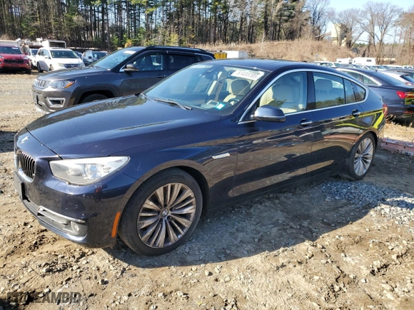 2017 BMW 5 Series Gran Turismo 535i xDrive with VIN WBA5M4C54HD186930, listed as a Copart auction lot 51433705 with 91,907 mi miles and Clean Title. Bid and sale history available at carsss.com. Image 1.