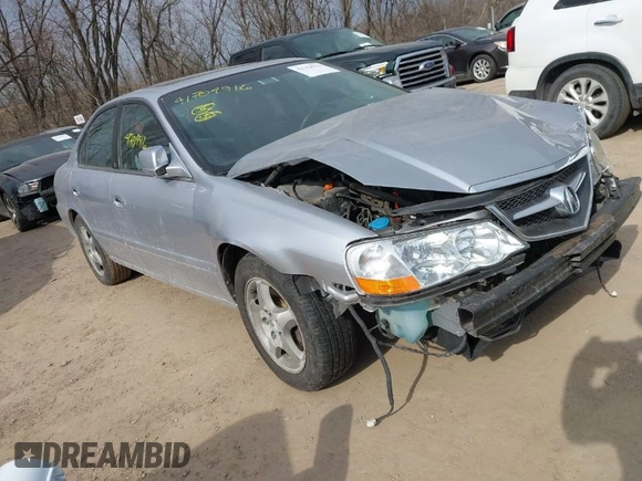 2003 Acura TL with VIN 19UUA56653A087823, listed as a IAAI auction lot 41704916 with 112,147 mi miles. Bid and sale history available at carsss.com. Image 1.