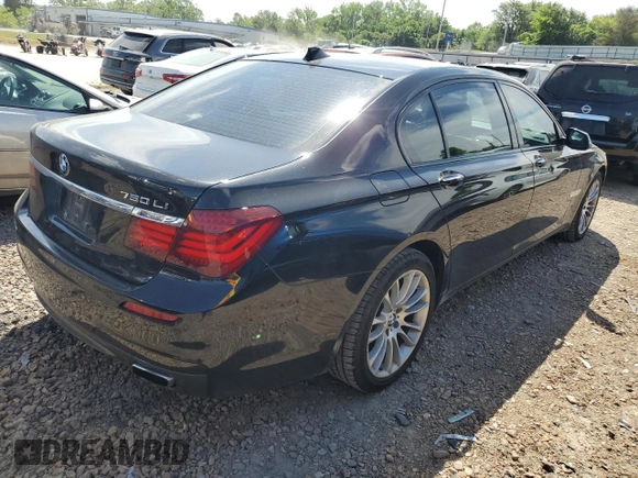 2013 BMW 7 Series 750Li xDrive with VIN WBAYF8C5XDD140544, listed as a Copart auction lot 59360214 with 85,965 mi miles and Salvage title. Bid and sale history available at DreamBid. Image 3.