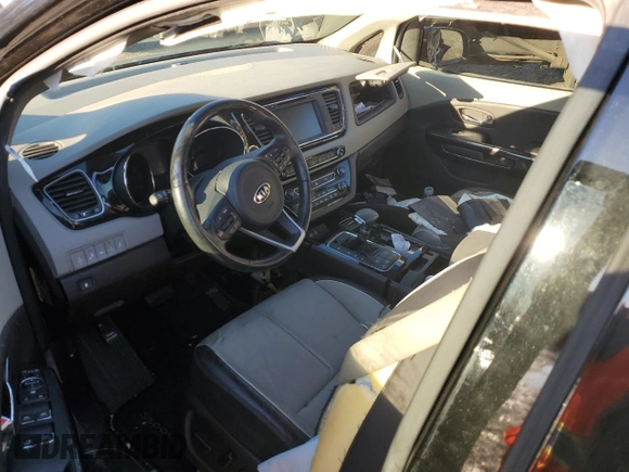 2018 Kia Sedona SX-L with VIN KNDME5C17J6363785, listed as a Copart auction lot 56021934 with 23,698 mi miles and Non Repairable. Bid and sale history available at carsss.com. Image 8.