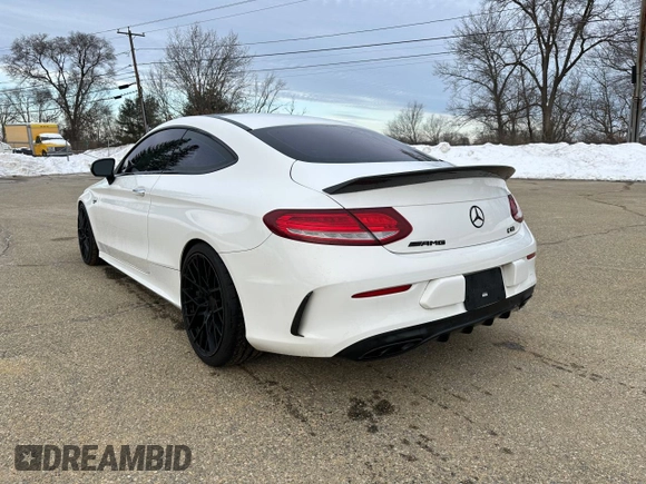 2017 Mercedes-Benz C 43 AMG with VIN WDDWJ6EB5HF458314, listed as a Copart auction lot 45385195 with 129,793 mi miles and Clean Title. Bid and sale history available at carsss.com. Image 3.