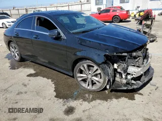 2018 Mercedes-Benz CLA 250 with VIN WDDSJ4EBXJN509885, listed as a Copart auction lot 58088825 with Not provided miles and Salvage title. Bid and sale history available at DreamBid. Image 4.