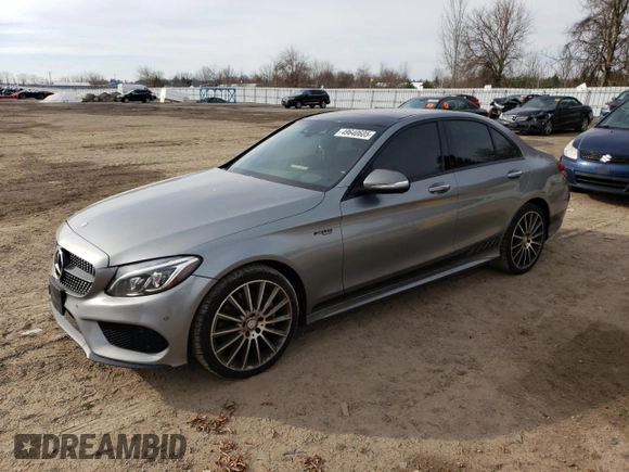 2015 Mercedes-Benz C-Class C 400 with VIN 55SWF6GB5FU053451, listed as a Copart auction lot 49640605 with 157,297 mi miles and Clean Title. Bid and sale history available at carsss.com. Image 1.