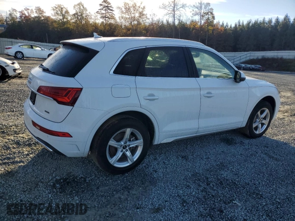 2023 Audi Q5 Premium with VIN WA1ABAFY9P2046985, listed as a Copart auction lot 80493784 with 41,454 mi miles and Salvage Title. Bid and sale history available at carsss.com. Image 3.