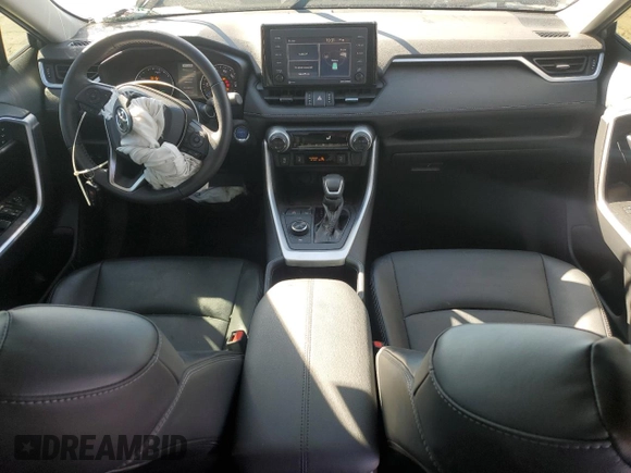2022 Toyota RAV4 Hybrid XLE Premium with VIN 4T3B6RFV8NU102695, listed as a Copart auction lot 49876815 with 35,614 mi miles and Salvage title. Bid and sale history available at DreamBid. Image 8.