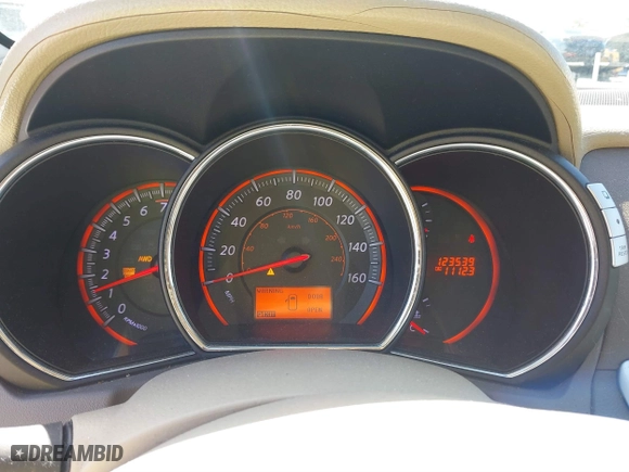 2010 Nissan Murano SL with VIN JN8AZ1MW8AW127533, listed as a IAAI auction lot 41876611 with 123,539 mi miles. Bid and sale history available at carsss.com. Image 7.