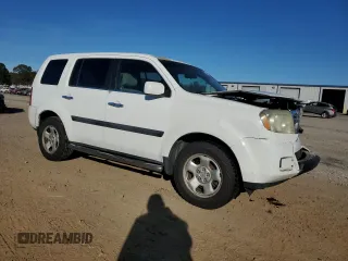 2011 Honda Pilot LX with VIN 5FNYF4H21BB094179, listed as a Copart auction lot 80498764 with 183,544 mi miles and Salvage Title. Bid and sale history available at DreamBid. Image 4.