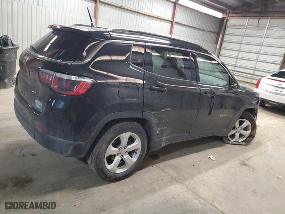 2018 Jeep Compass Latitude with VIN 3C4NJCBB8JT293346, listed as a Copart auction lot 50381155 with 92,354 mi miles and Salvage Title. Bid and sale history available at carsss.com. Image 3.