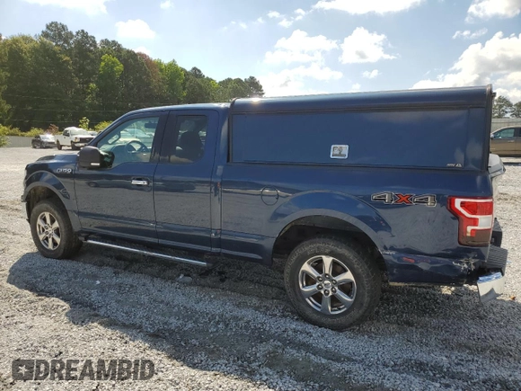 2018 Ford F-150 XL with VIN 1FTFX1E59JKF43398, listed as a Copart auction lot 59488465 with 204,594 mi miles and Salvage title. Bid and sale history available at DreamBid. Image 2.