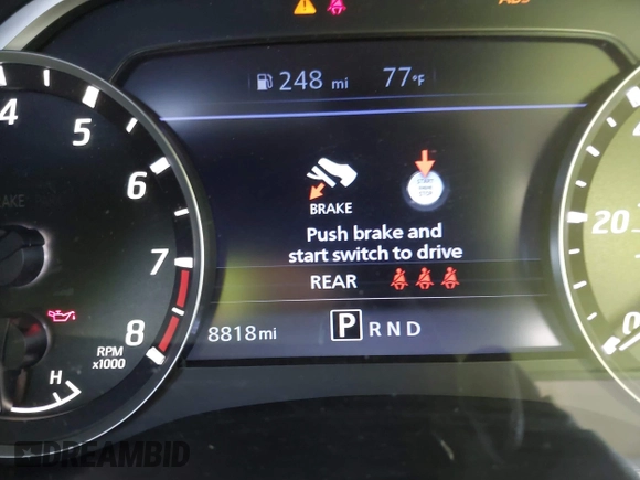 2024 Nissan Frontier SV with VIN 1N6ED1FK2RN603585, listed as a IAAI auction lot 42771501 with 8,818 mi miles and . Bid and sale history available at DreamBid. Image 15.