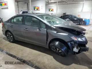 2013 Honda Civic EX with VIN 19XFB2F80DE080622, listed as a Copart auction lot 47538505 with Not Provided miles and Salvage Title. Bid and sale history available at DreamBid. Image 4.