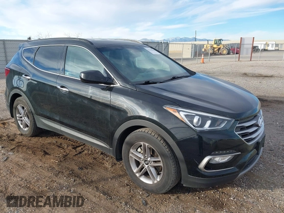 2017 Hyundai Santa Fe 2.4L z VIN 5XYZU3LB5HG425830, wystawiony jako IAAI lot #41428863 z przebiegiem 76 366 mil mil oraz . Historia ofert i sprzedaży dostępna na DreamBid. Obrazek 1.