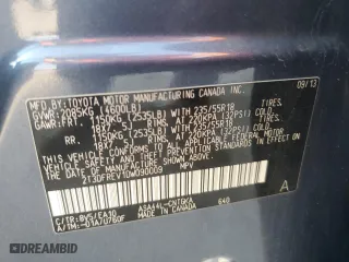 2013 Toyota RAV4 Limited with VIN 2T3DFREV1DW090009, listed as a Copart auction lot 47196775 with 157,804 mi miles and Salvage Title. Bid and sale history available at carsss.com. Image 16.