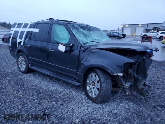2011 Ford Expedition Max Limited with VIN 1FMJK2A52BEF36552, listed as a Copart auction lot 81307354 with 189,927 mi miles and Salvage title. Bid and sale history available at DreamBid. Image 4.
