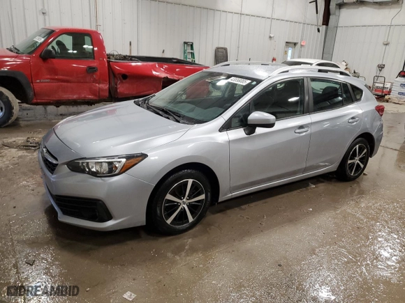 2022 Subaru Impreza Premium with VIN 4S3GTAV68N3710343, listed as a Copart auction lot 43658085 with 100,862 mi miles and Non Repairable. Bid and sale history available at carsss.com. Image 1.