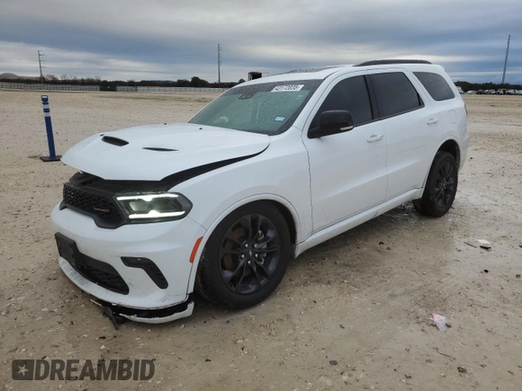2023 Dodge Durango GT Plus with VIN 1C4RDHDG6PC589694, listed as a Copart auction lot 43172035 with 29,930 mi miles and Salvage title. Bid and sale history available at DreamBid. Image 1.